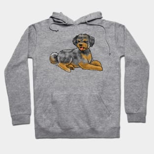 Dog - Aussiedoodle - Blue Merle Hoodie